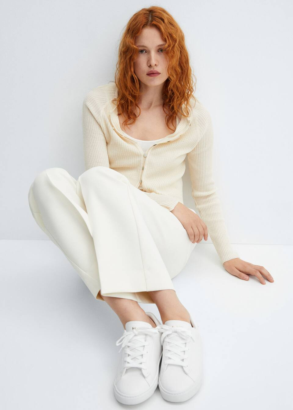 Lace-up sneakers | MANGO (UK)