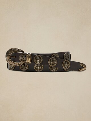 Concho Leather Belt | Banana Republic (CA)