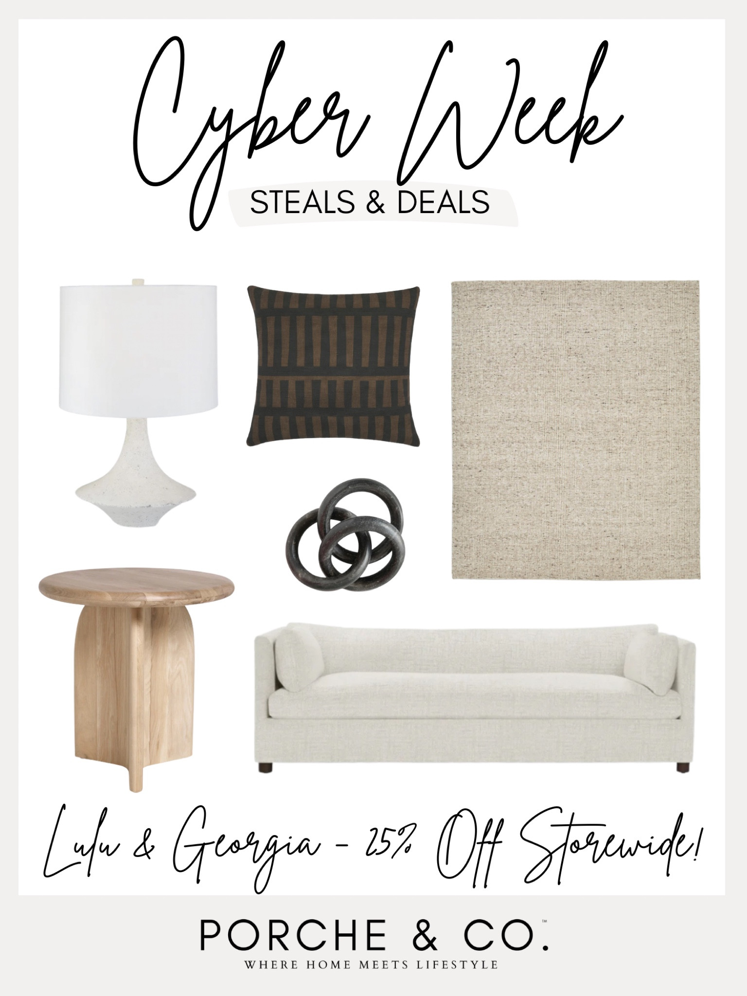 Lulu & Georgia is having 25% off site wide! Perfect time to grab furniture or home pieces you’ve been wanting! 

#LTKHoliday #LTKsalealert #LTKCyberWeek