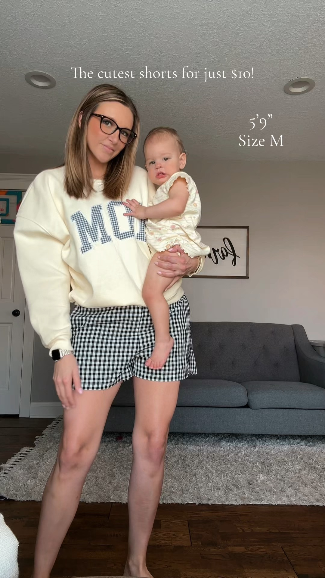 $10 shorts! I’m 5’9” and wearing a size medium!

#LTKmomlife #LTKSaleAlert