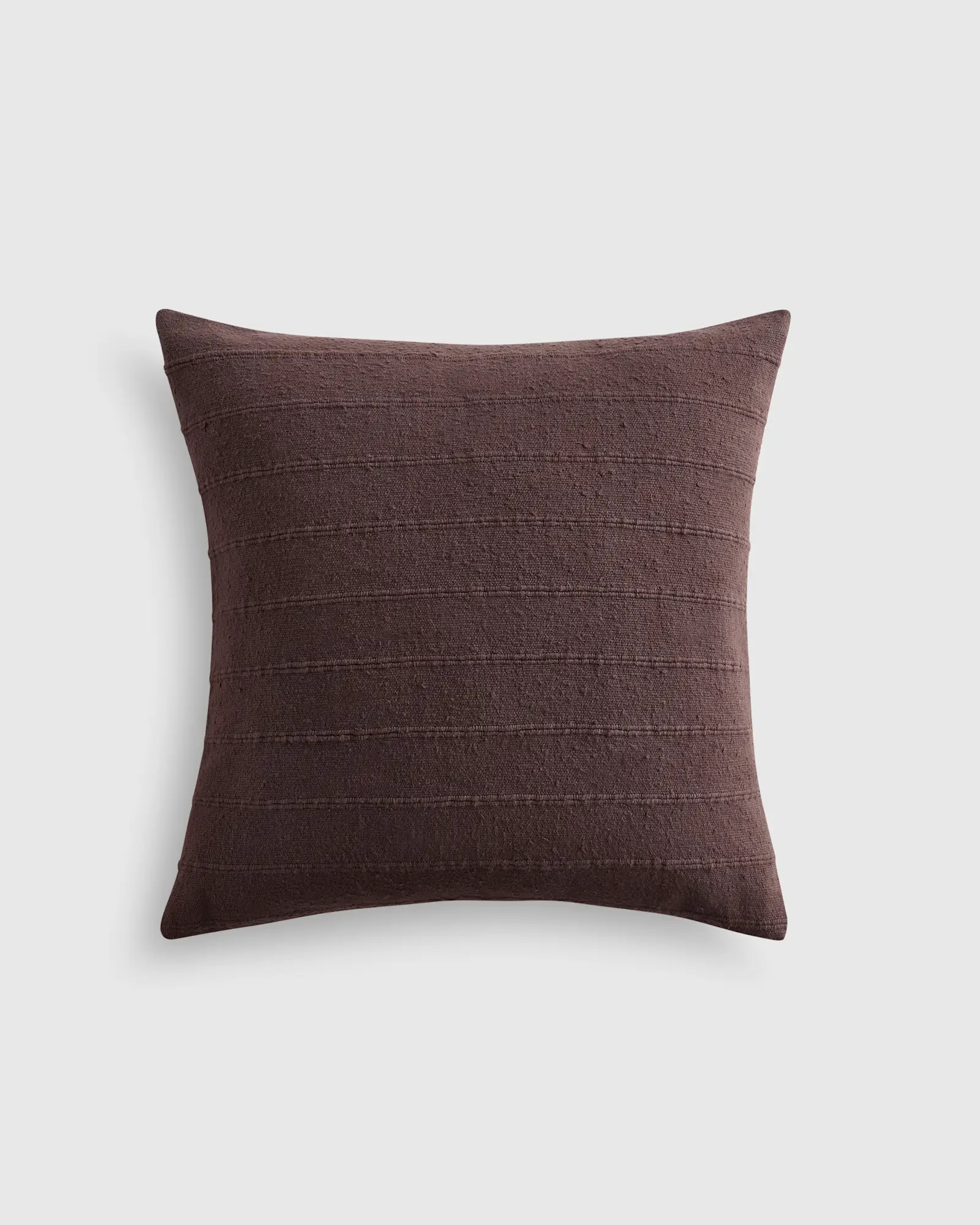 Textured Striped Cotton Pillow Cover | Quince