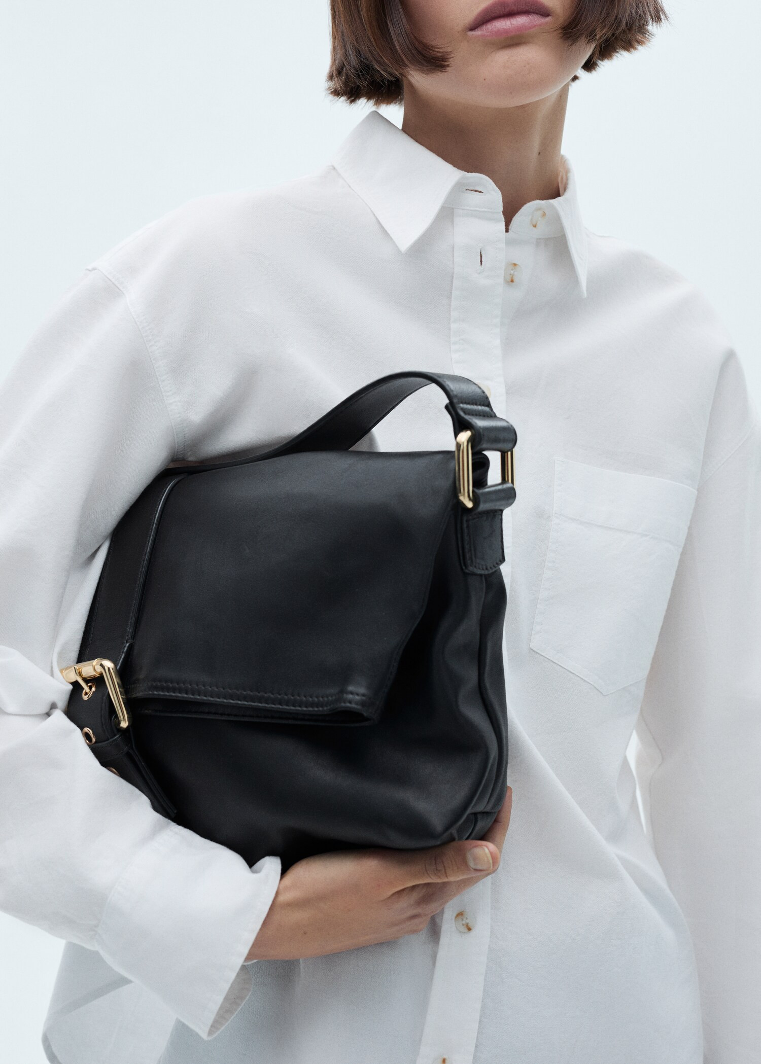 Langärmliges Baumwollhemd - Damen | MANGO Deutschland | Mango EU