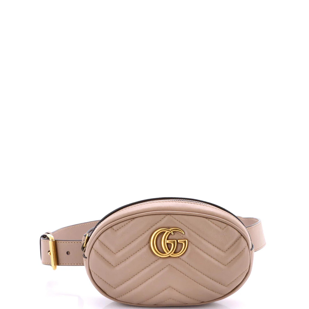 Gucci GG Marmont Belt Bag Matelasse Leather Neutral 3617821 | Rebag