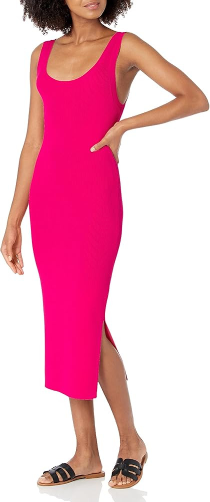 The Drop Women's Yasmin Rib Midi Sweater Tank Dress | Amazon (US)