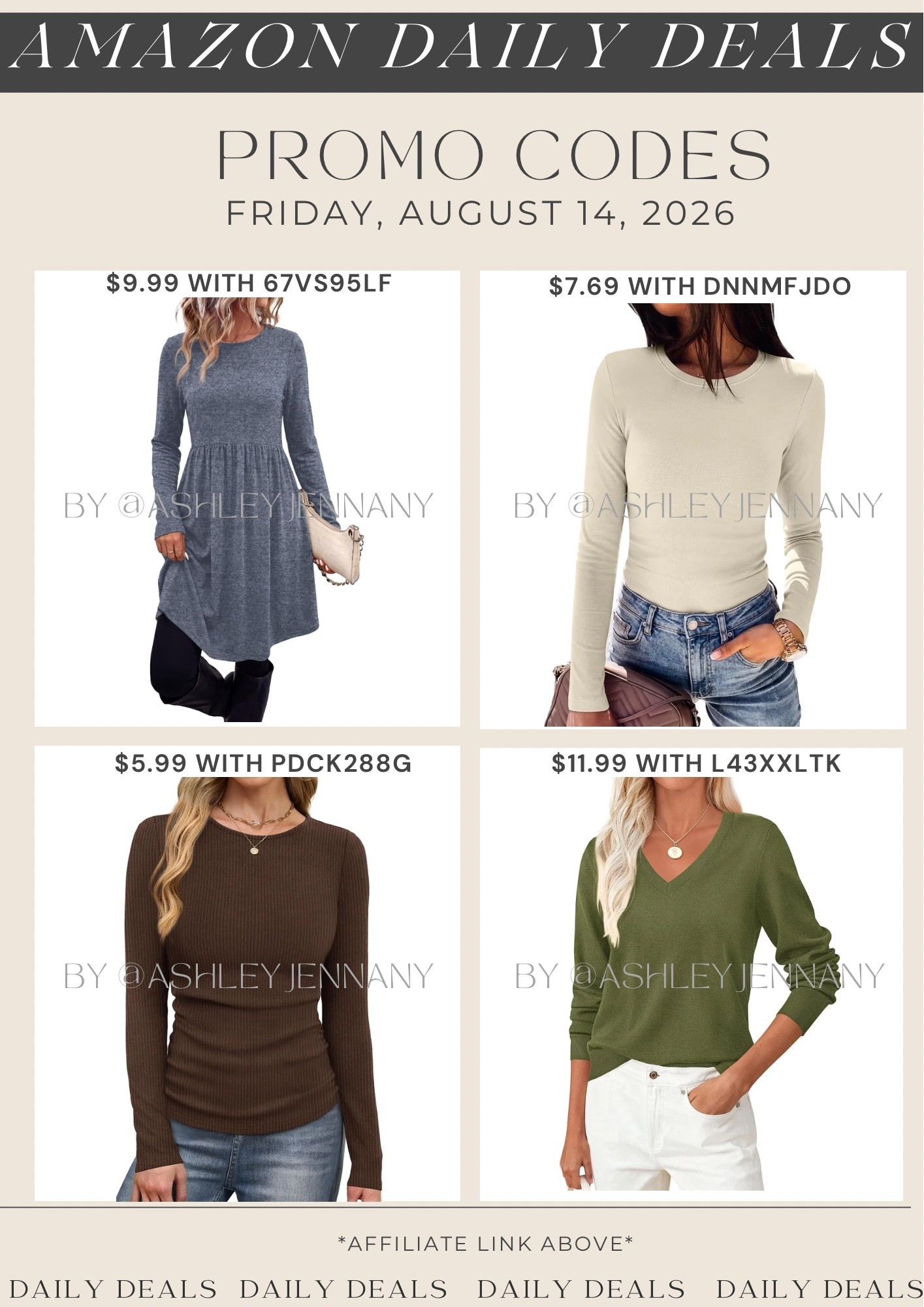 Amazon deals

#LTKSaleAlert #LTKMidsize #LTKSeasonal