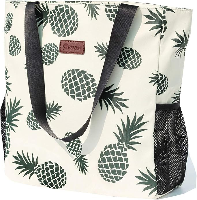 Original Floral Water Resistant Large Tote Bag Shoulder Bag for Gym Beach Travel Daily Bags Upgra... | Amazon (US)