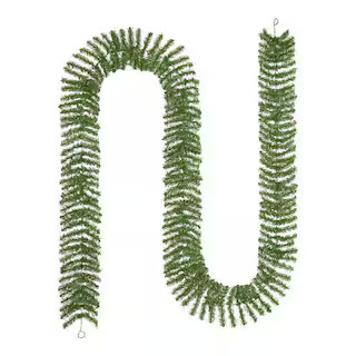 9 ft. Unlit Kingston Fir Artificial Garland | The Home Depot