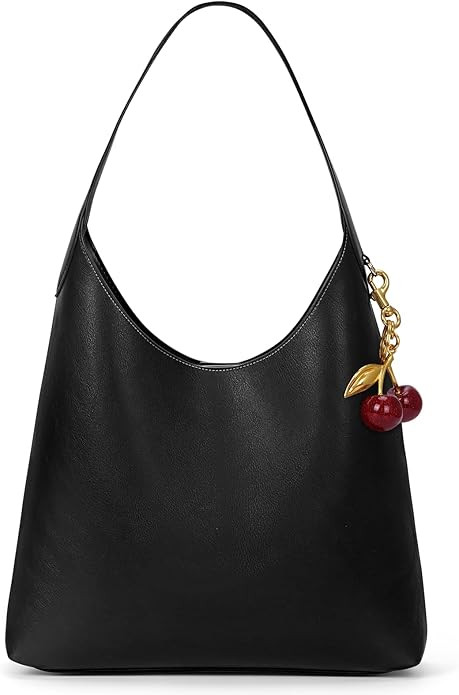 Hobo Bags For Women Vegan Leather Shoulder Bag Tote For Women Medium Slouchy Designer Handbags Pu... | Amazon (US)