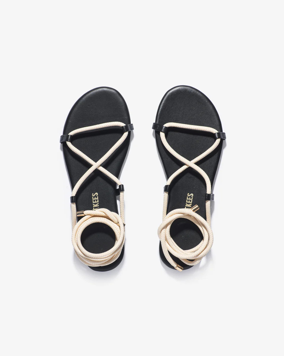 Petra in Black | Women's Sandal | TKEES | TKEES