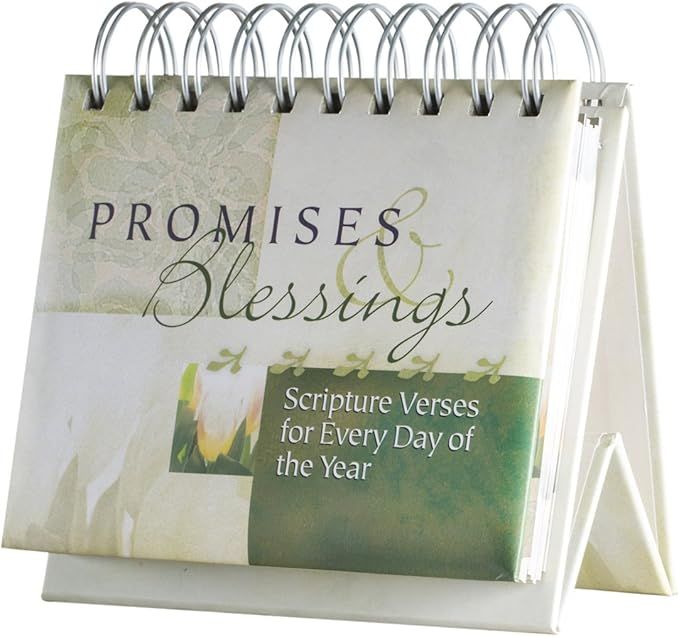 DaySpring Flip Calendar - Promises and Blessings - 16766, Green | Amazon (US)