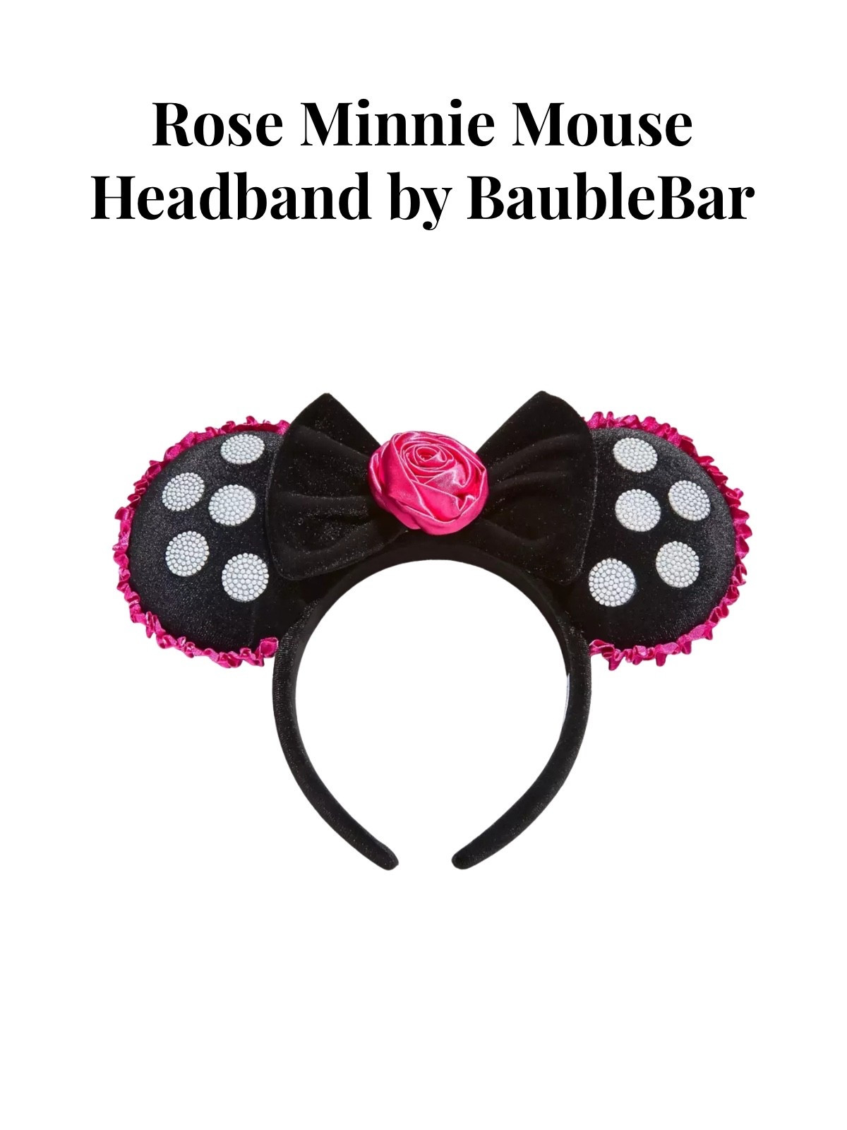 New Rose Minnie Mouse ears from BaubleBar 🌹

#LTKootd #LTKSeasonal #LTKTravel