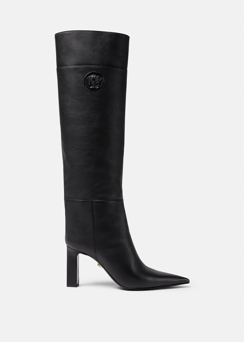 La Medusa Leather Boots | Versace (US)