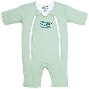 Baby Merlin's Magic Sleepsuit - 100% Cotton Baby Transition Swaddle - Baby Sleep Suit - Sage Gree... | Amazon (US)
