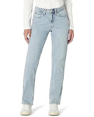 Amazon Essentials Women's High-Rise Straight Leg Jean | Amazon (US)