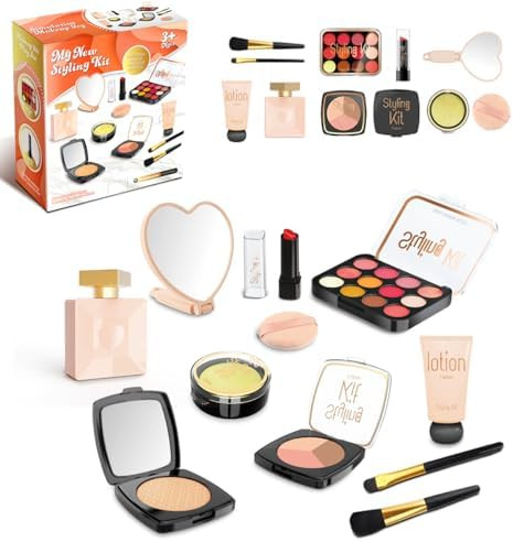 Fake Makeup Kits for Girls Toys 3 4 5 Years Old, Pretend Makeup Toys for Girls Birthday Gifts 3-5... | Amazon (US)