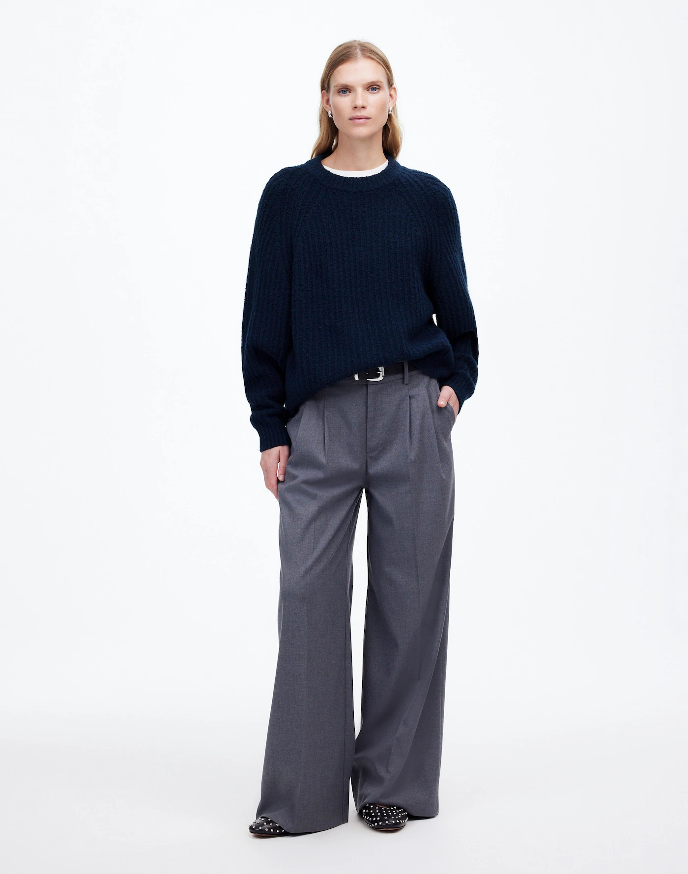 Ribbed Cotton-Blend Sweater | Madewell | Madewell