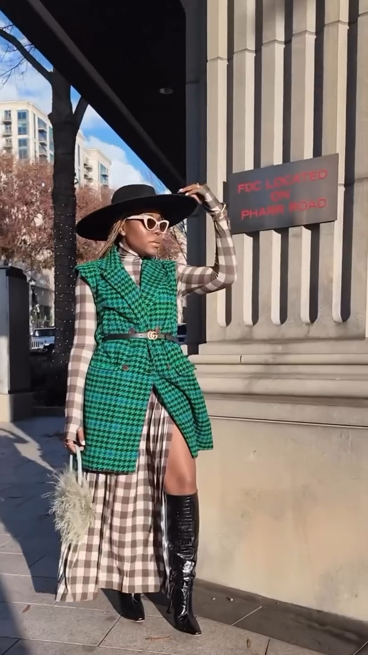 🍂 Fall fashion with a Wicked Twist. Do you like? 

Have you seen the movie?

Wool hat @meganrenee.co 
Sunglasses @tribal.eyes 
Jacket @kahlanabarfield collab circa 2022
Linked everything else to my SHOP page. See profile or comment “FALL” for link.

#fallfashion #wickedinspired #atlantainfluencer fall fashion, wicked the movie,

#LTKCyberWeek #LTKootd #LTKHoliday