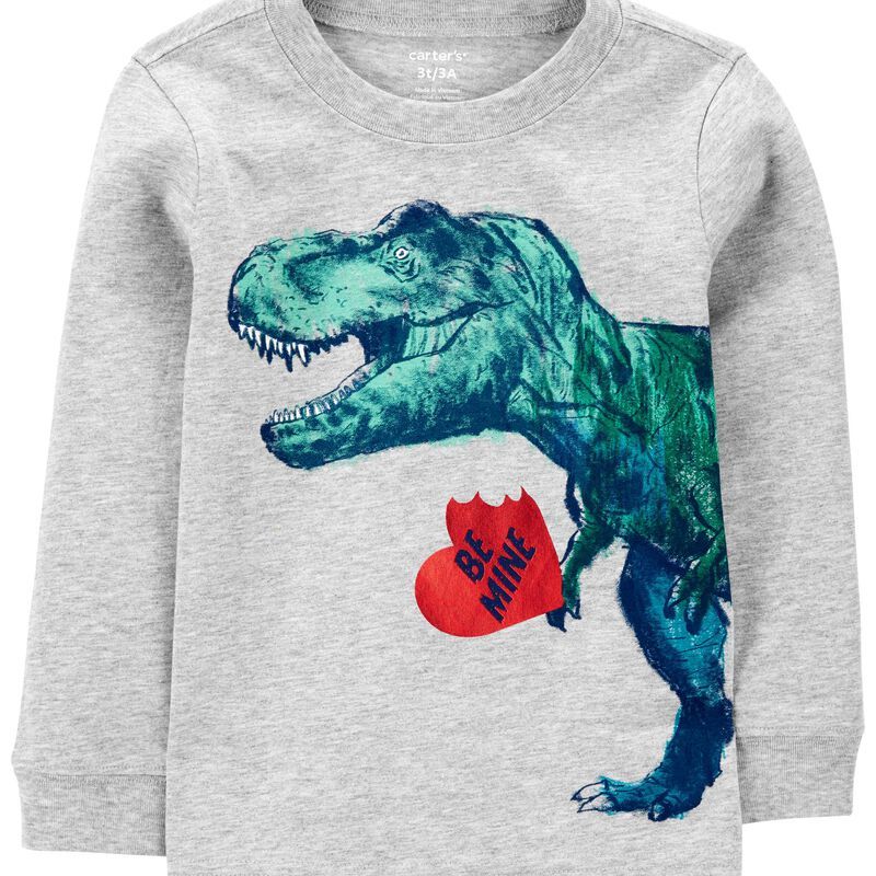 Valentine's Dinosaur Jersey Tee | Carter's