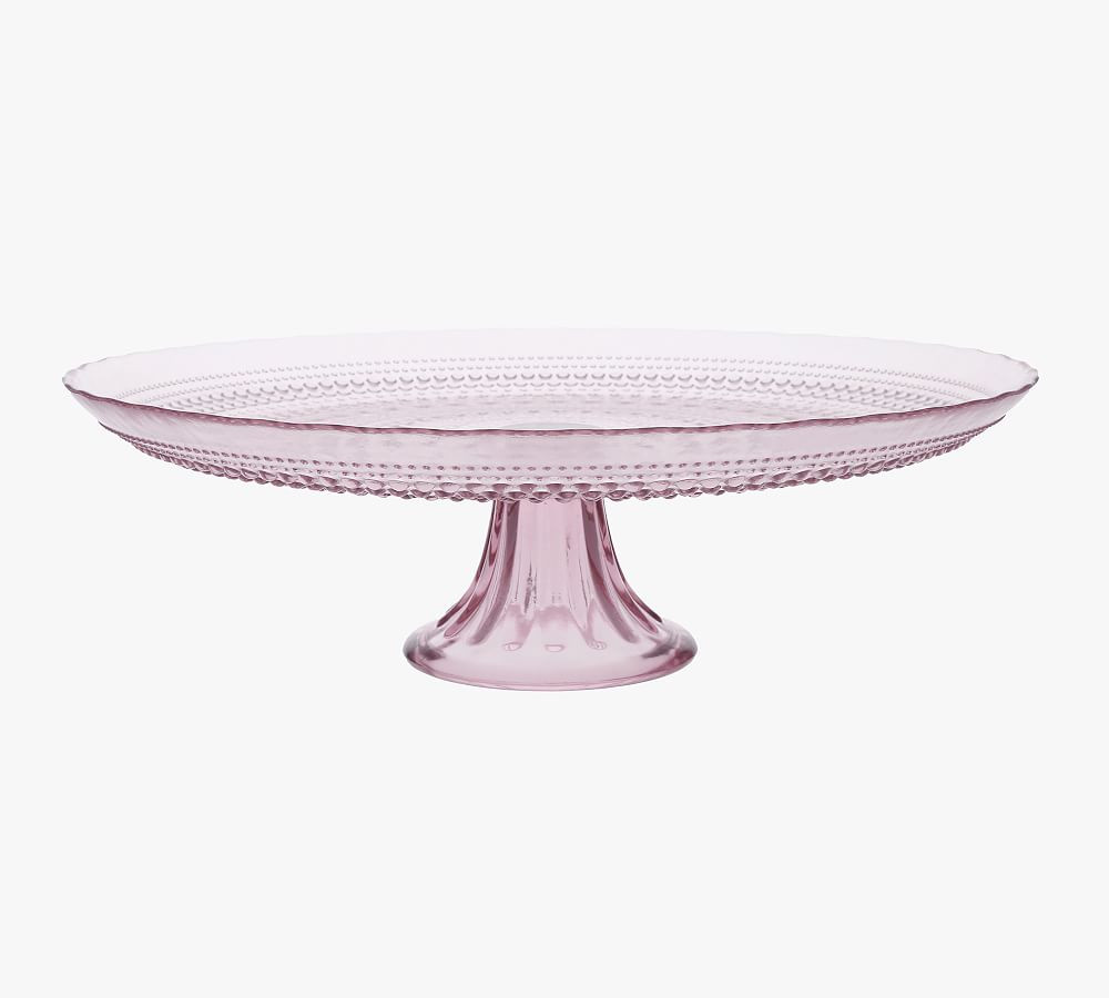 Jupiter Beaded Glass Cake Stand | Pottery Barn (US)