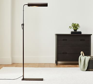 OPEN BOX: Sherman Metal Library Task Floor Lamp | Pottery Barn (US)