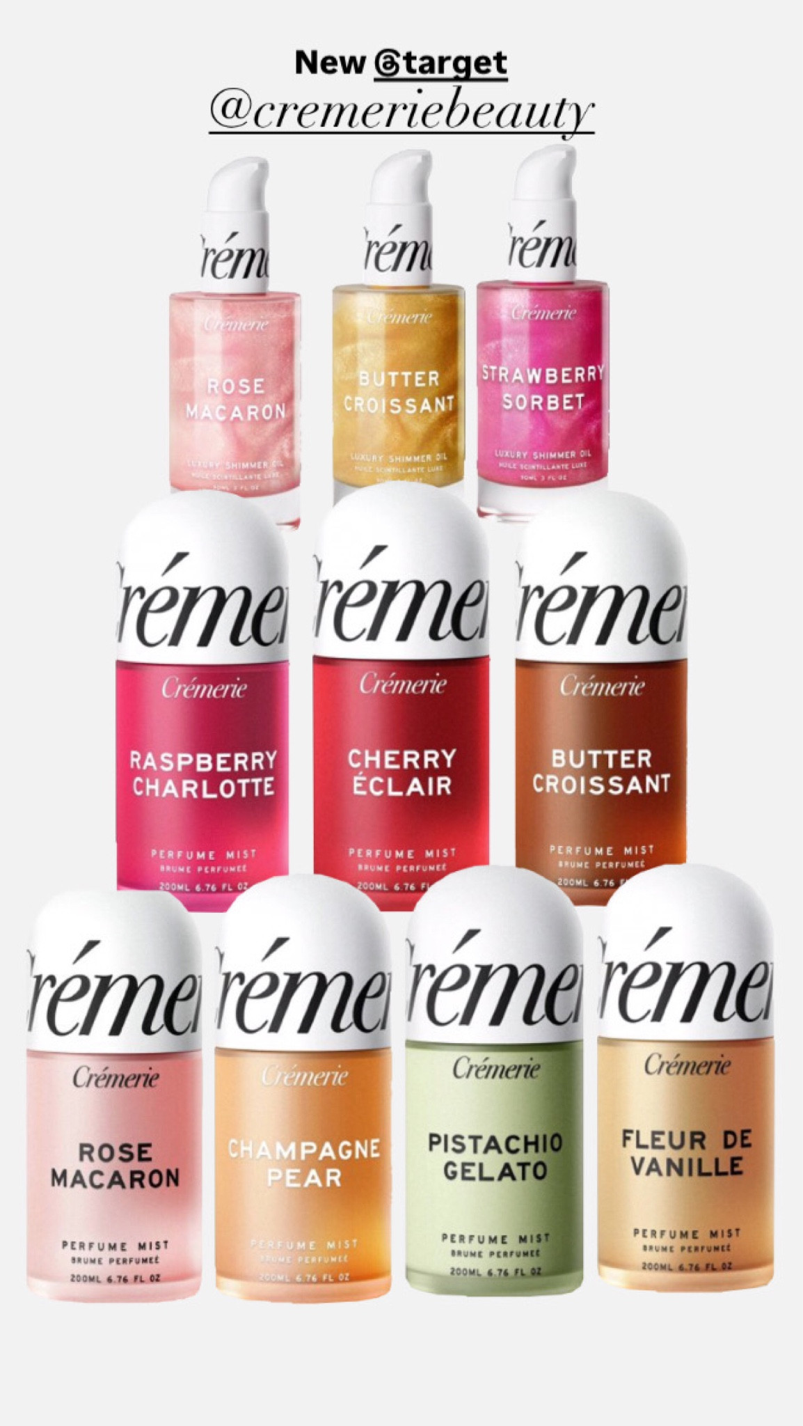 New at Target- Crémerie Beauty 