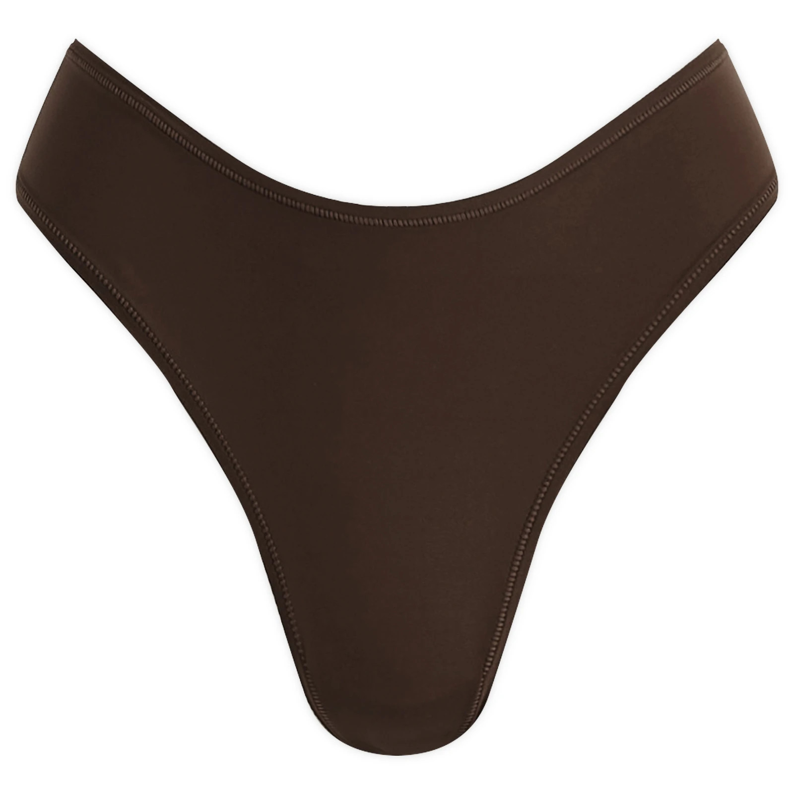 SKIMS Women's Fits Everybody Thong in Cocoa, Size Medium | END. Clothing