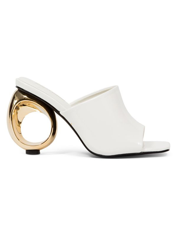 Jloo Circular Metallic Heel Sandals | Saks Fifth Avenue OFF 5TH