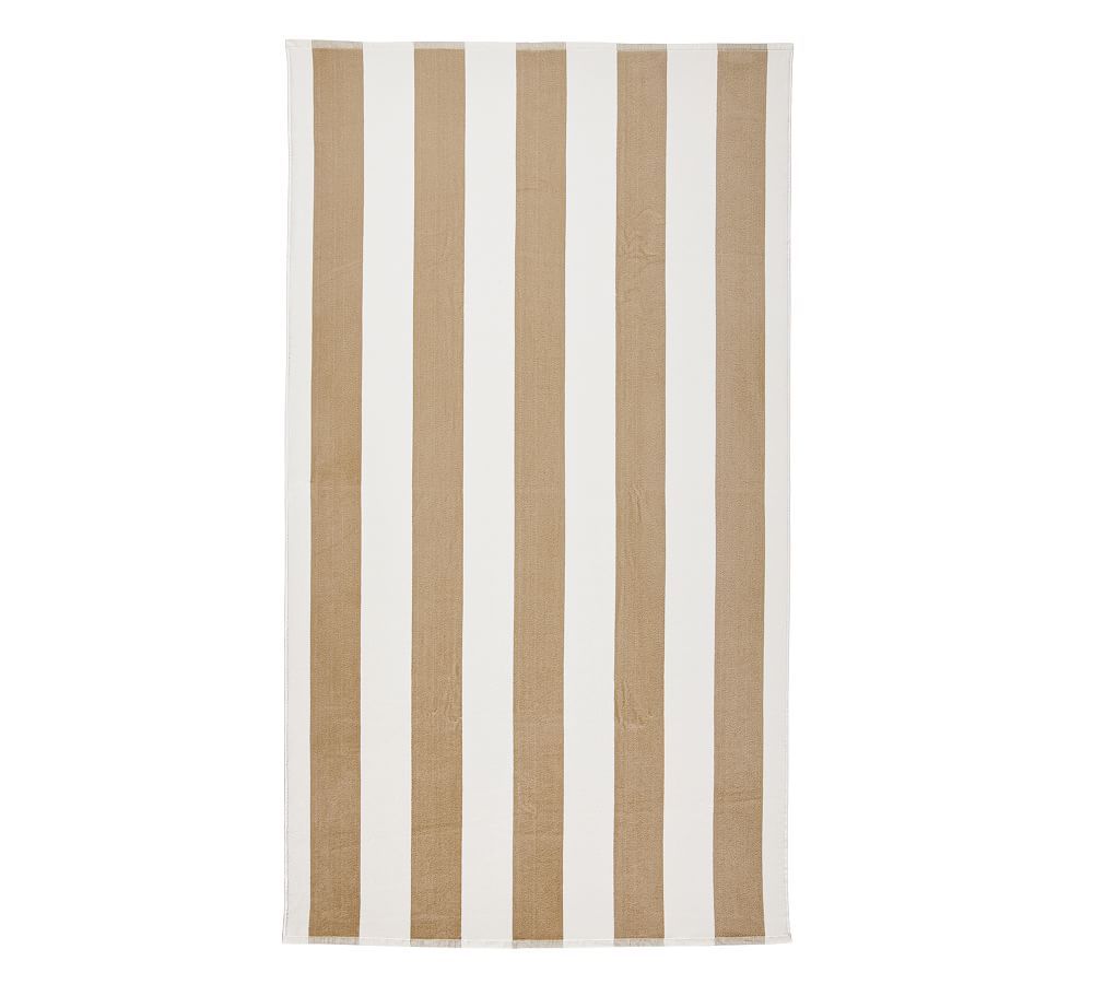 Classic Awning Striped Beach Towel | Pottery Barn (US)