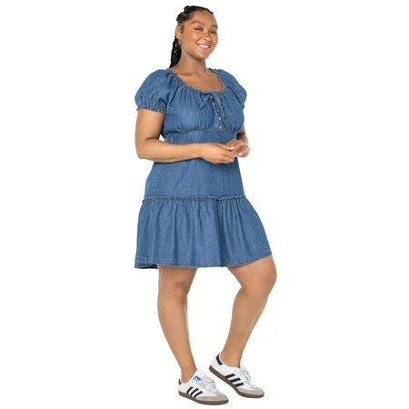 Celebrity Pink PUFF SLV MINI DRESS | Walmart (US)