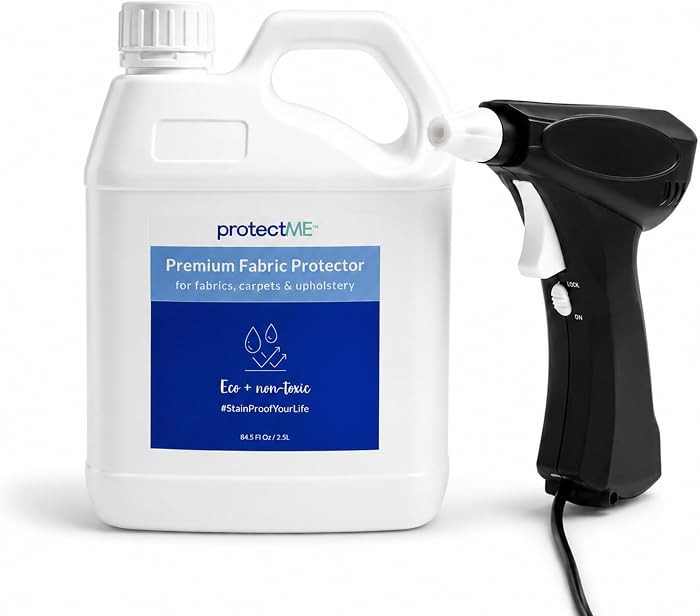 protectME Fabric Protector and Stain Resistant Spray - Upholstery Fabric Spray for Stain Guard fo... | Amazon (US)