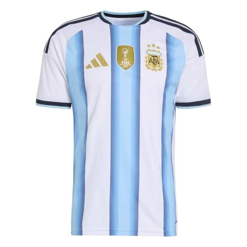 adidas Men's Argentina 26 Home Authentic Jersey White/Icey Blue/Light Blue X-Small R | Amazon (US)