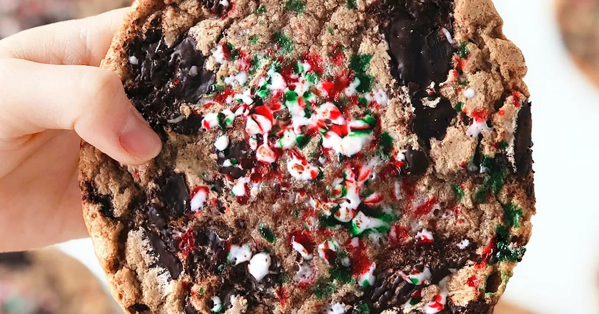 Jacques’ Famous Chocolate Chip Cookies With Crushed Candy Cane - 12 Pack by Jacques Torres Choc... | Goldbelly