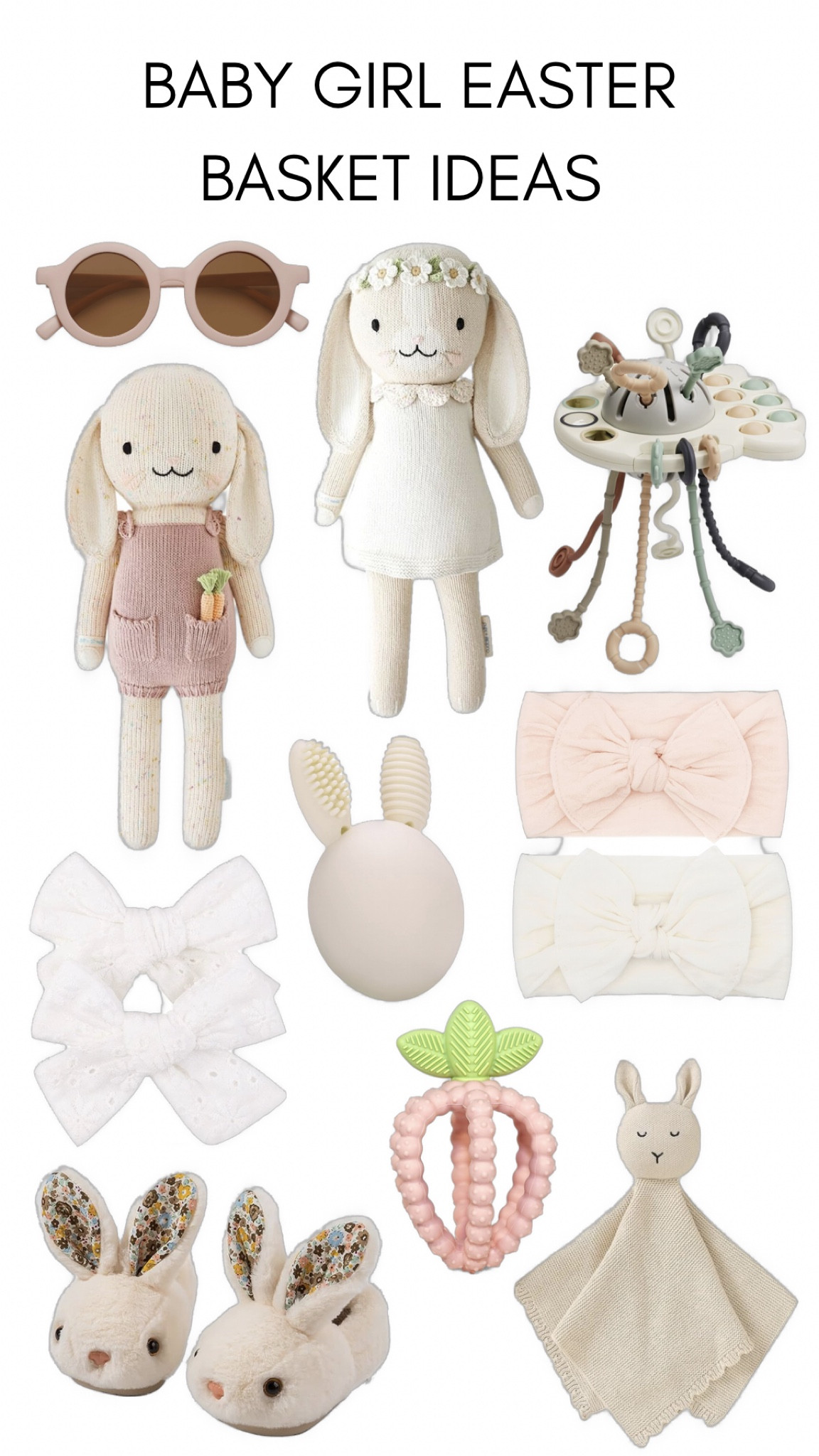 Baby girl Easter basket gift ideas from Amazon

Easter basket, Easter gifts for girls, girl gifts, infant girl Easter basket, Amazon Easter ideas, baby gift, baby shower, girl Easter basket ideas

#LTKSeasonal #LTKbaby #LTKGiftGuide