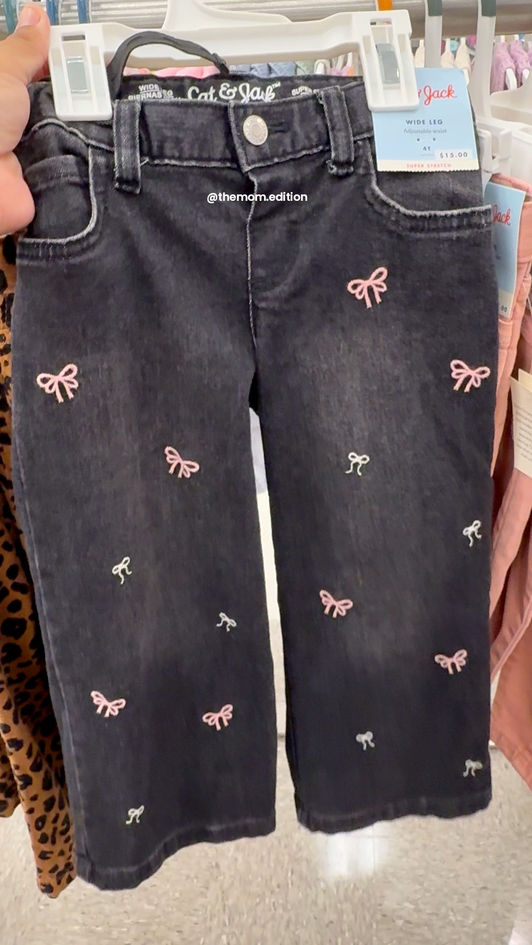 These adorable toddler bow jeans are the perfect mix of trendy and comfy! 💕 Stylish enough for family photos and practical for everyday play. A must-have toddler girl outfit staple... perfect with tees, sweaters, or cute tops! 👖🎀 #ToddlerStyle #ToddlerOutfits #ToddlerJeans #ToddlerFashion #ToddlerGirlStyle #BowJeans #TrendyToddler #LikeToKnowItKids #KidsFashionFinds



#LTKKids #LTKFamily
