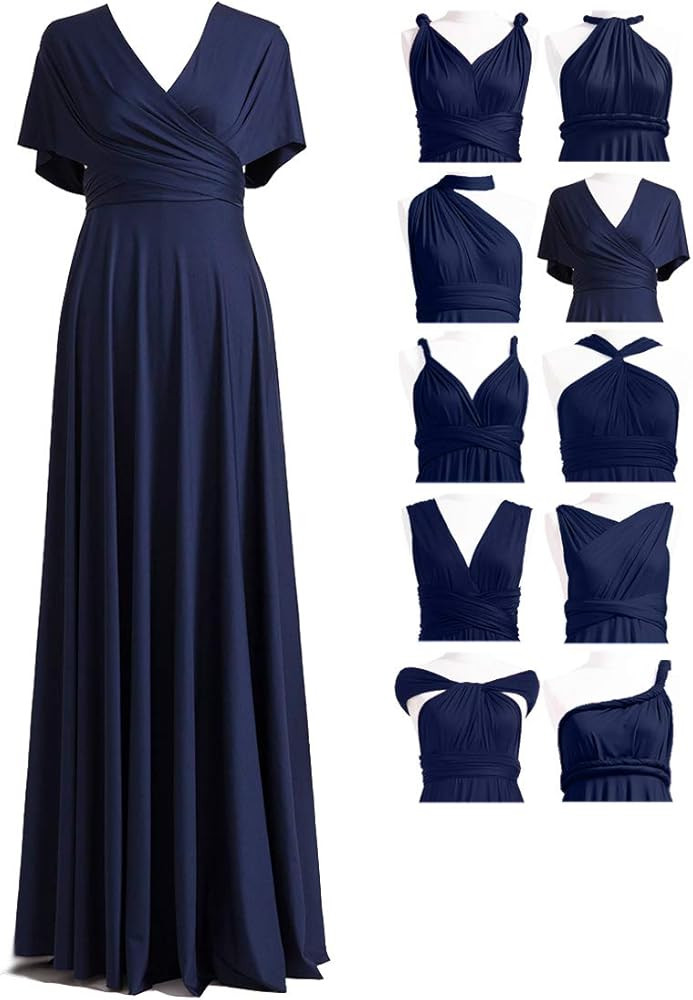 72styles Infinity Dress with Bandeau, Convertible Bridesmaid Dress, Long, Plus Size, Multi-Way Dr... | Amazon (US)