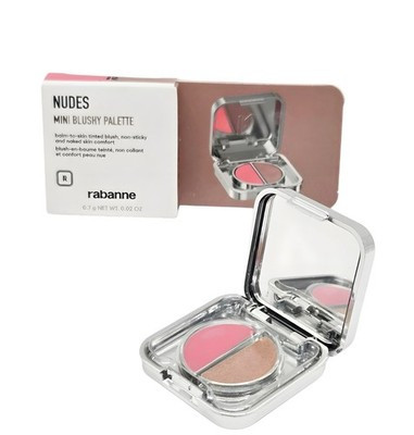 Paco Rabanne Mini Blushy Palette Nudes Blush Incompatibles Duo 0.7g New In Box | eBay US