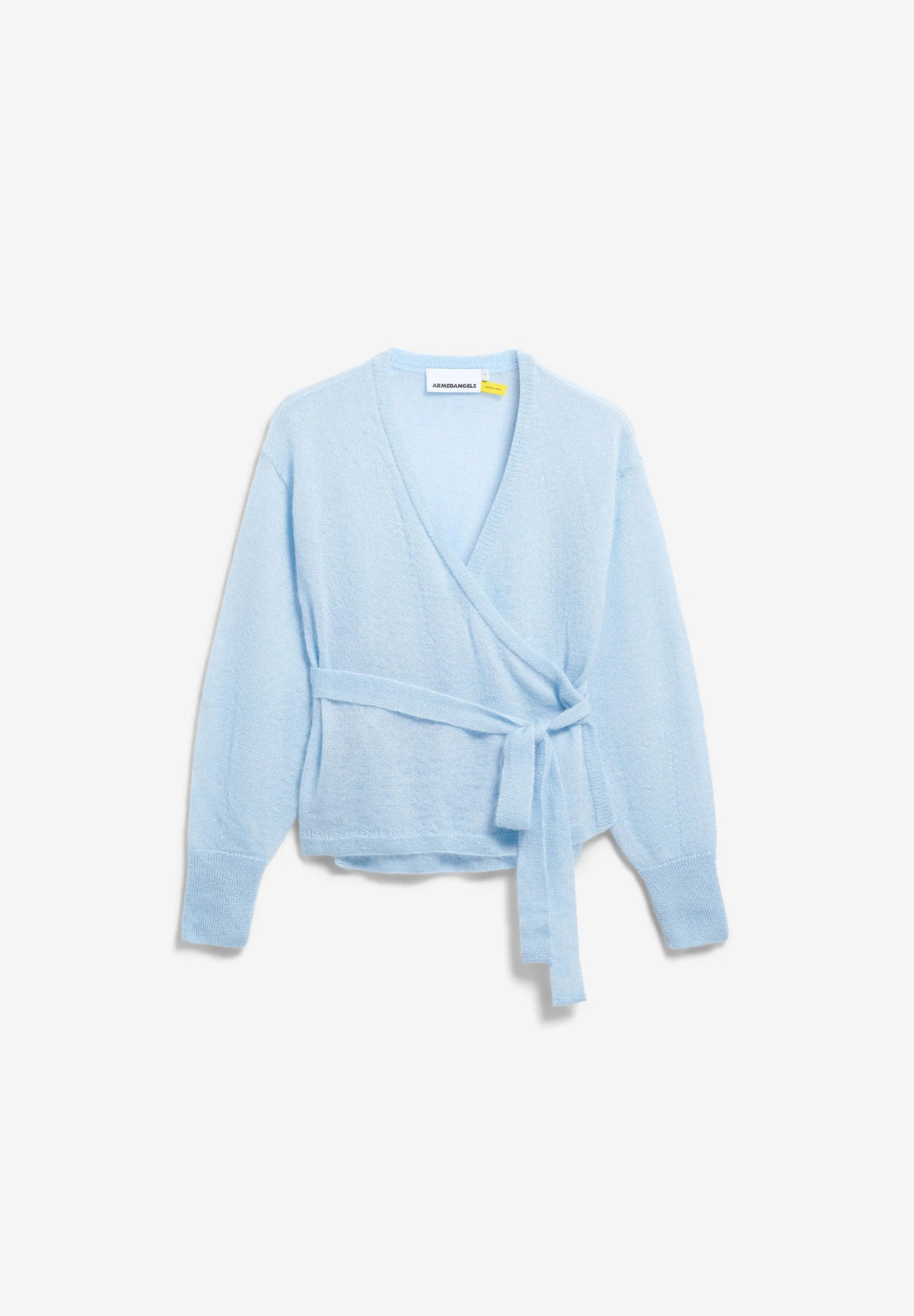 "MOHAIR-MIX WICKELSTRICKJACKE Bio-Woll-Mix" | ArmedAngels (DE)