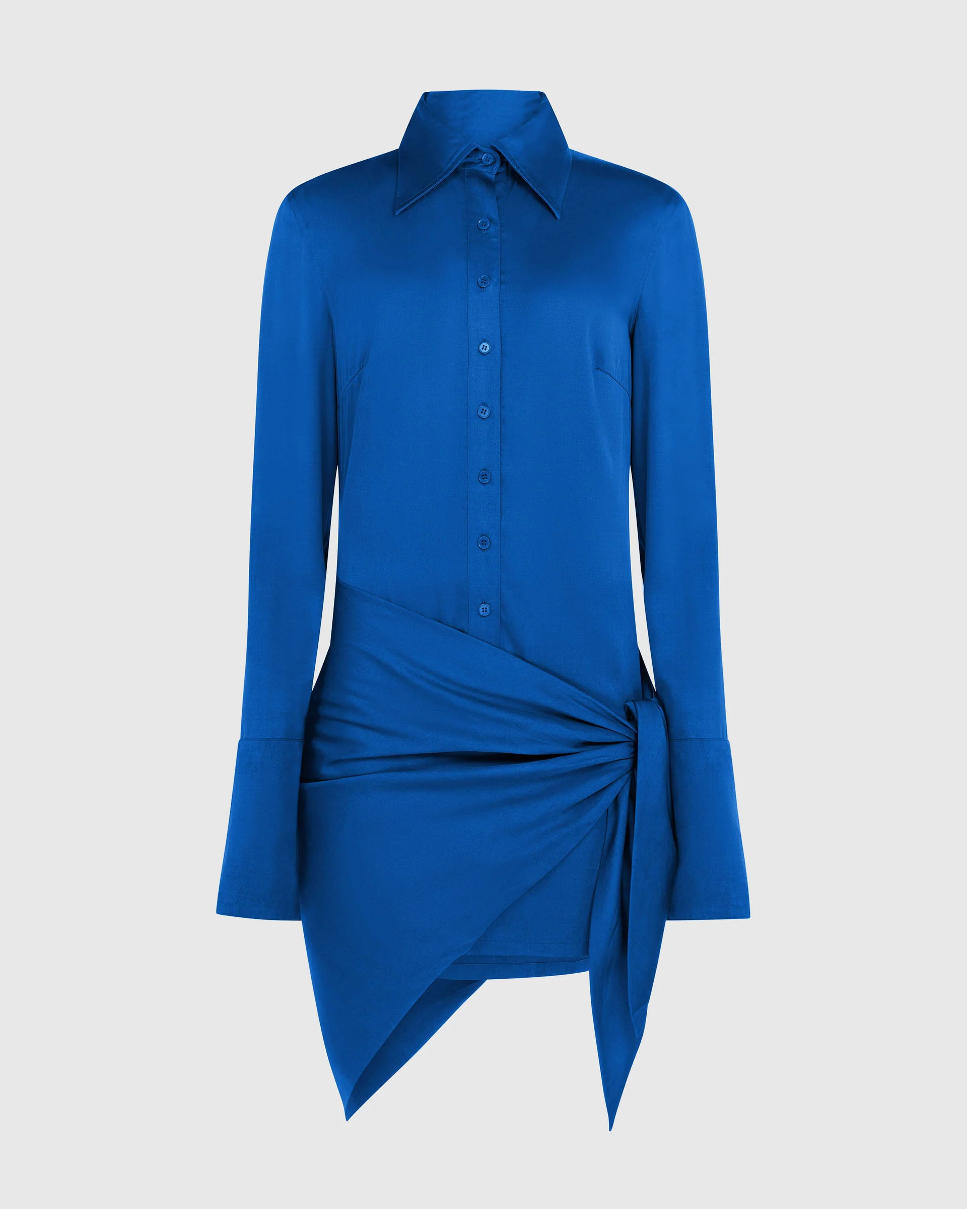 Nilah Shirt Dress Blue | Rat & Boa