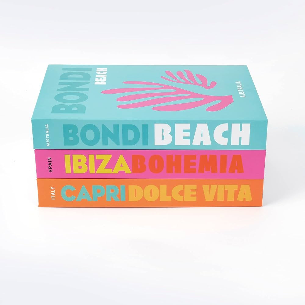 Amazon.com: TwoDays Preppy Room Decor Aesthetic, Decorative Books, Coffee Table Books Decor, Faux... | Amazon (US)