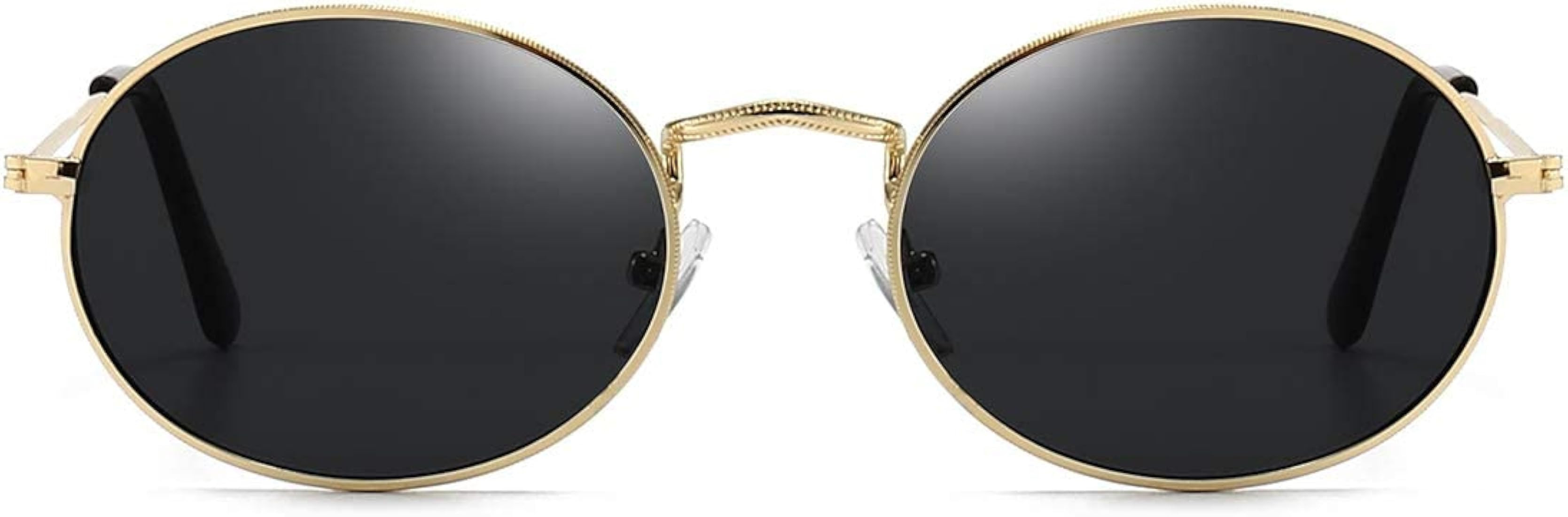 Dollger Oval Sunglasses for Women Vintage Metal Frame Glasses Anti Reflective Retro Eyeglasses Un... | Amazon (UK)