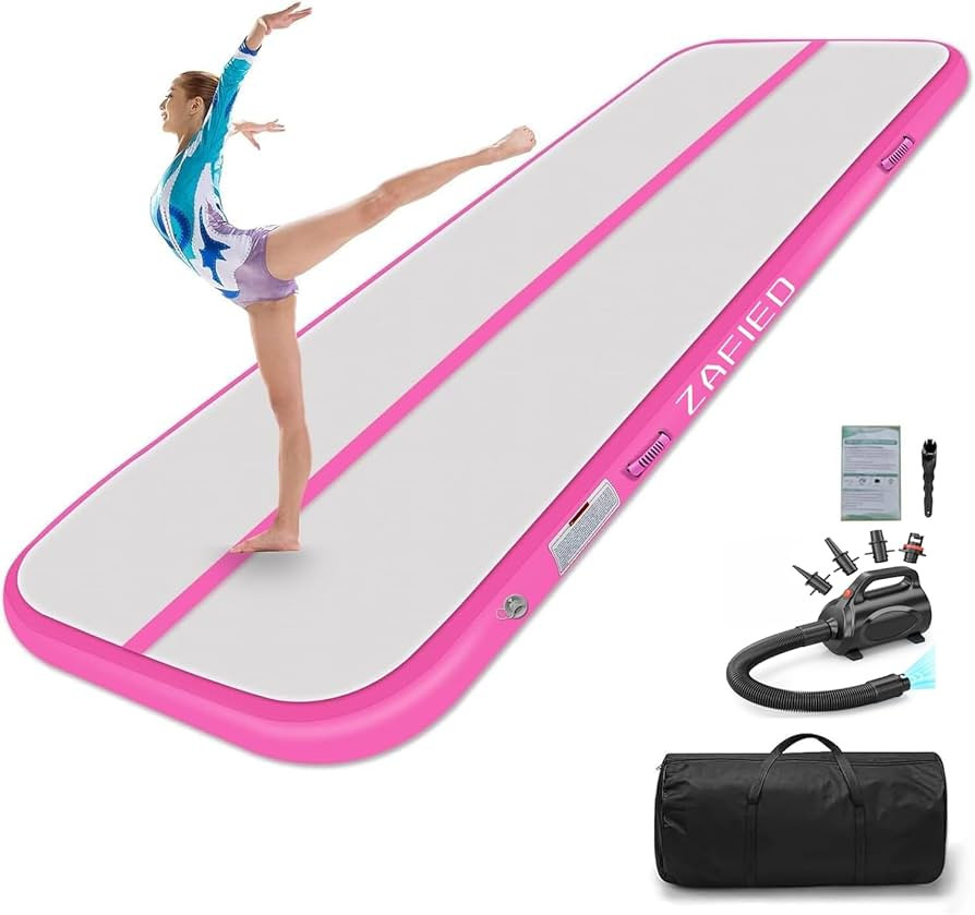 Air Matte Track, Gymnastikmatte 3/4/5/6m Turnmatte Aufblasbar Tumbling Matten mit Pumpe Trainings... | Amazon (DE)