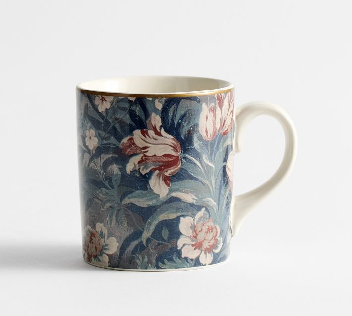 Kravet Stoneware Folly Scenic Stoneware Mugs - Set of 4 | Pottery Barn (US)