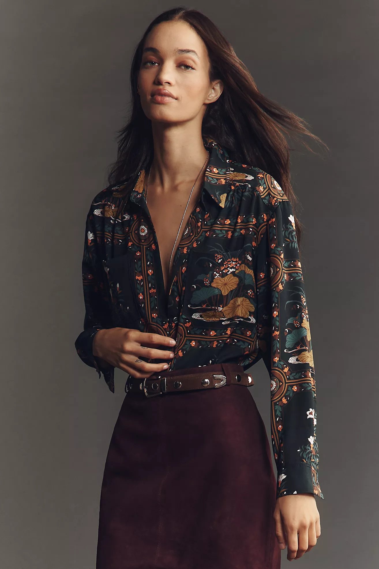 The Brielle Relaxed Buttondown Blouse | Anthropologie (US)