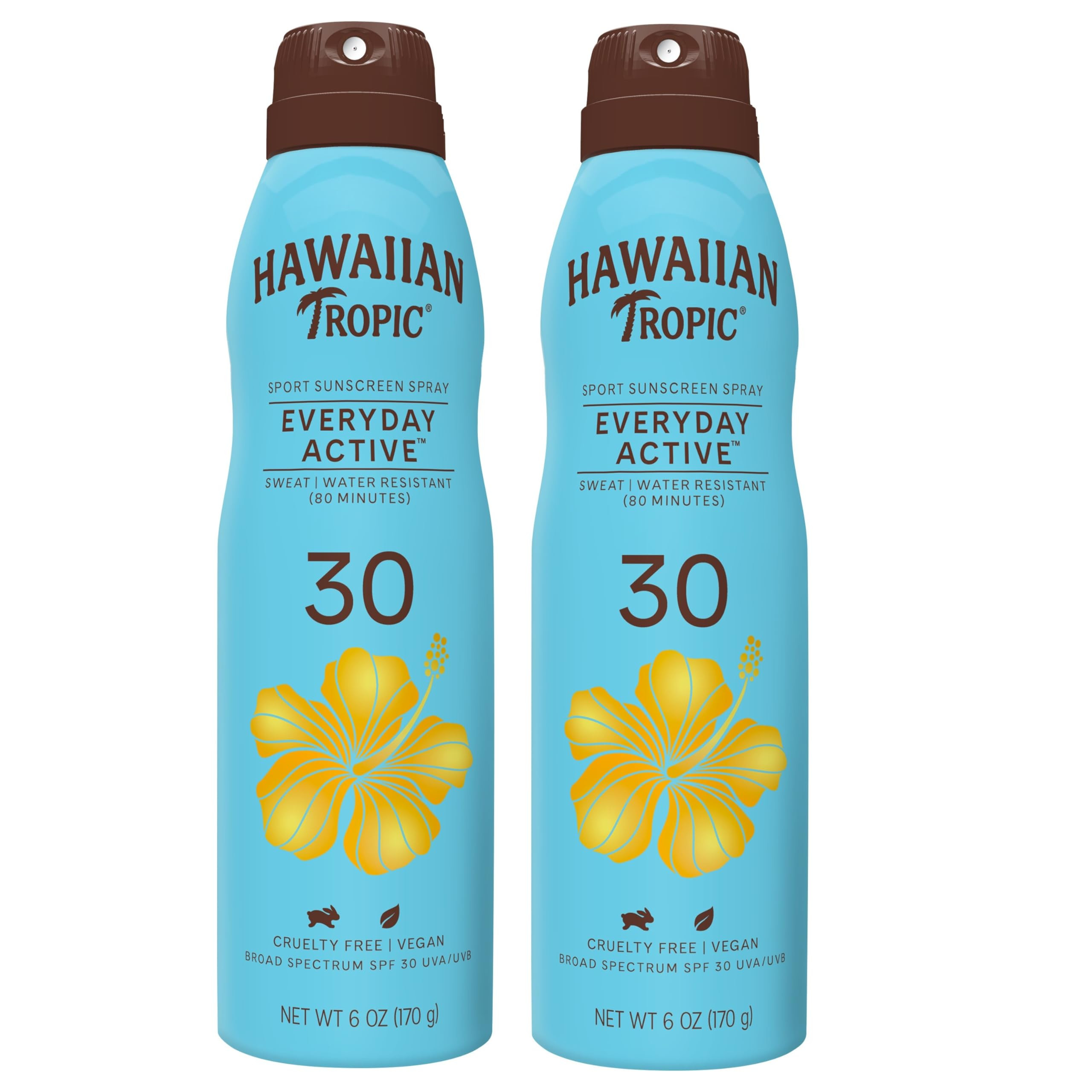 Hawaiian Tropic Everyday Active Clear Spray Sunscreen SPF 30| Hawaiian Tropic Sunscreen Spray SPF... | Amazon (US)