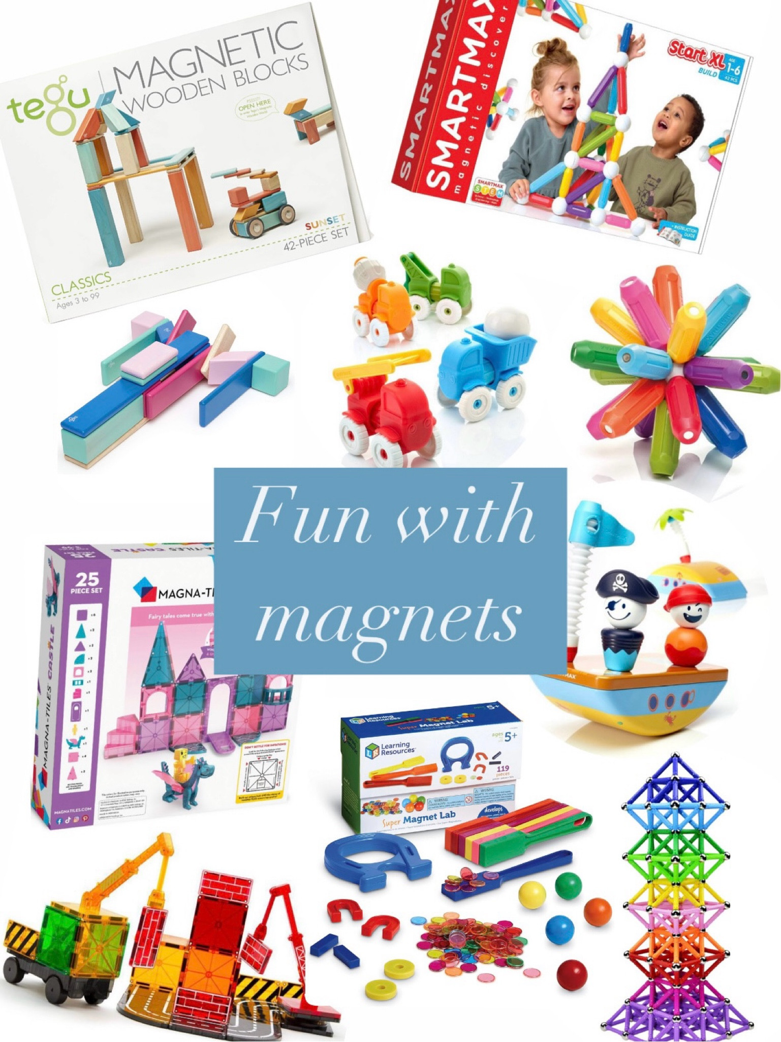 Fun with magnets! I rounded up some of our favorite magnetic toys. Did you know you can use them on your fridge and front door!? 

Open ended toys, magnetic toys, magnatiles, smartmax, learning resources, tegu blocks, Amazon finds, target finds, open ended play

#LTKKids