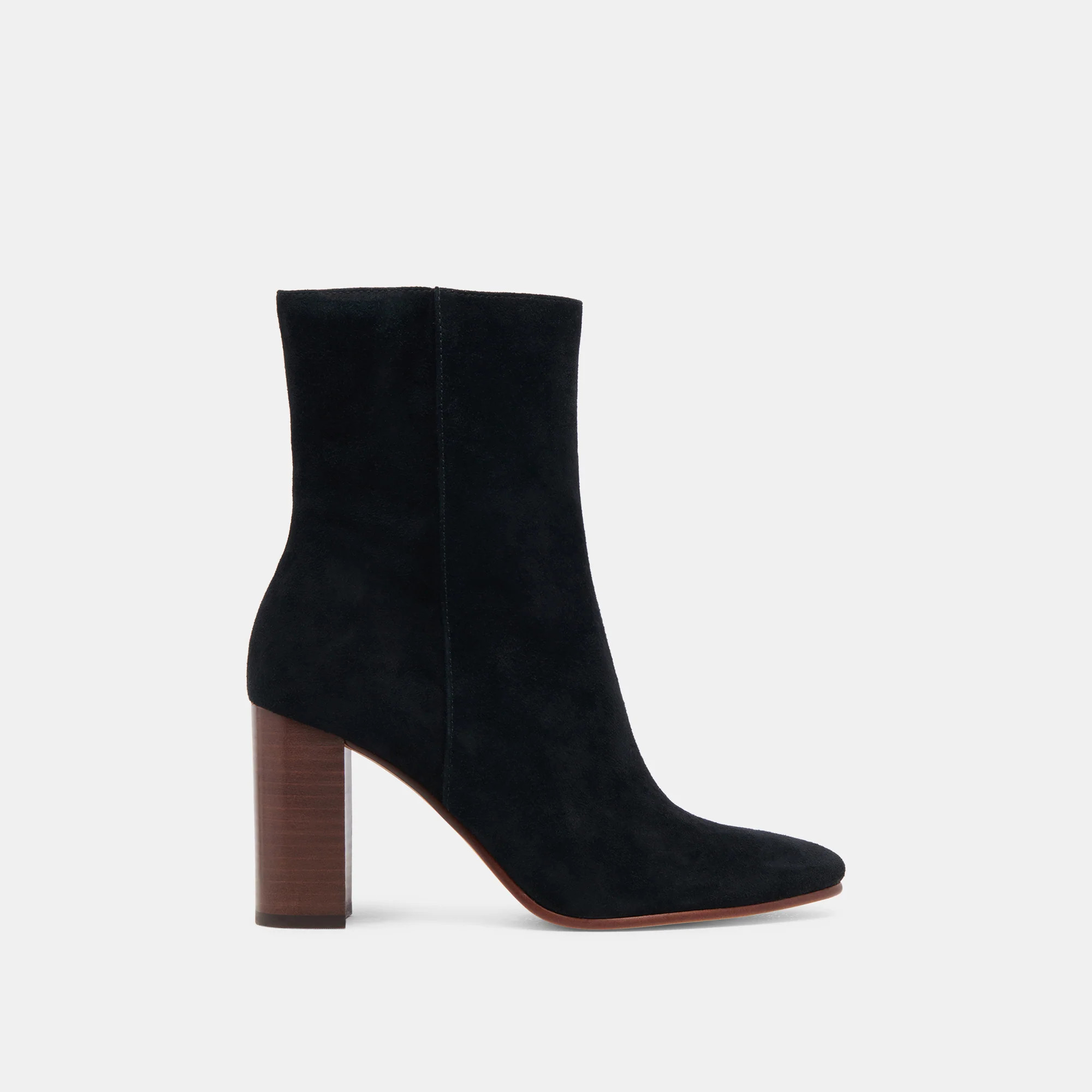 SUZY BOOTIES ONYX SUEDE | DolceVita.com