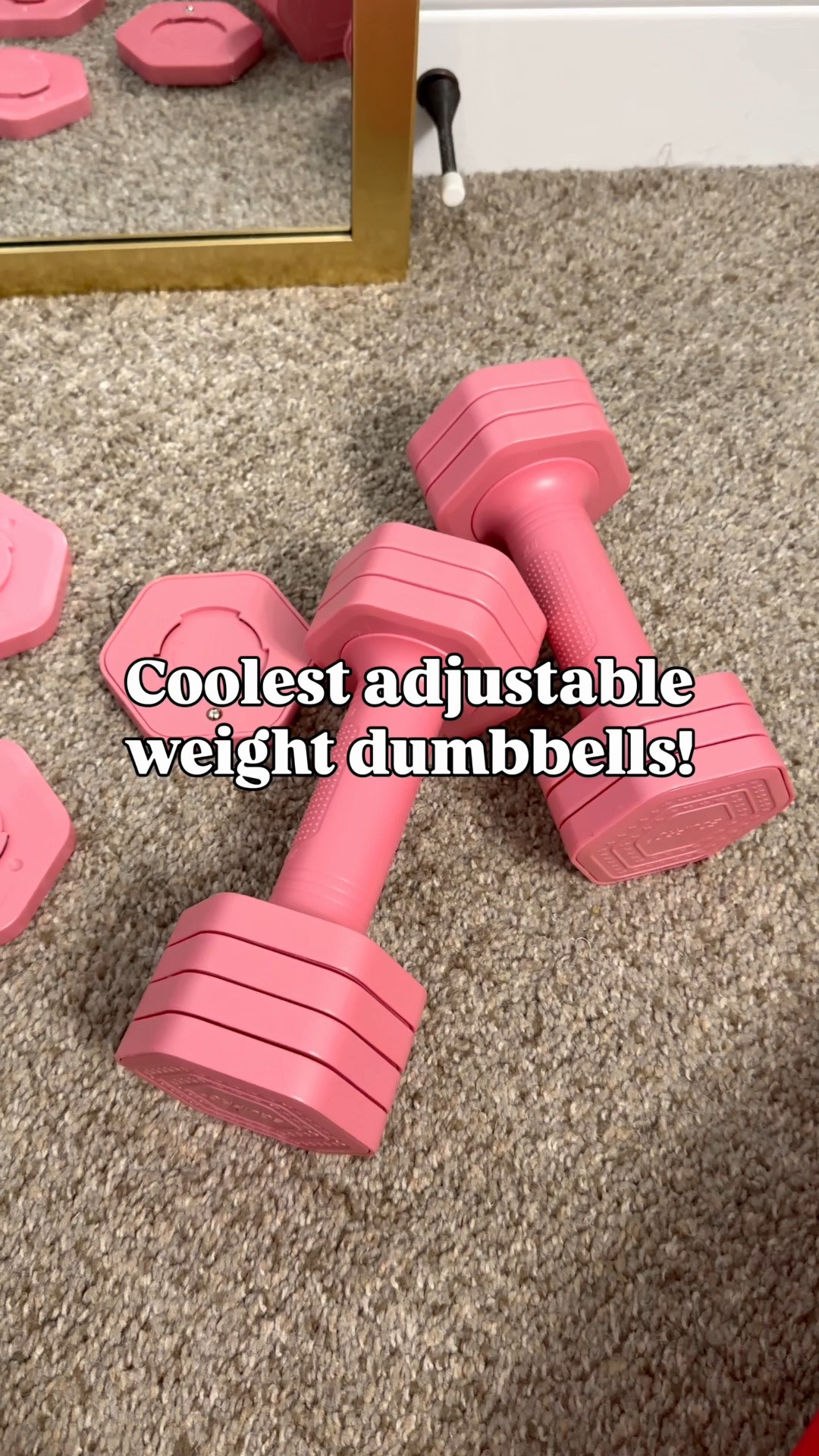 These adjustable dumbbells are total space savers and super affordable on Amazon!  

 #LTKfitnessgoals #LTKmorningroutine #LTKActive