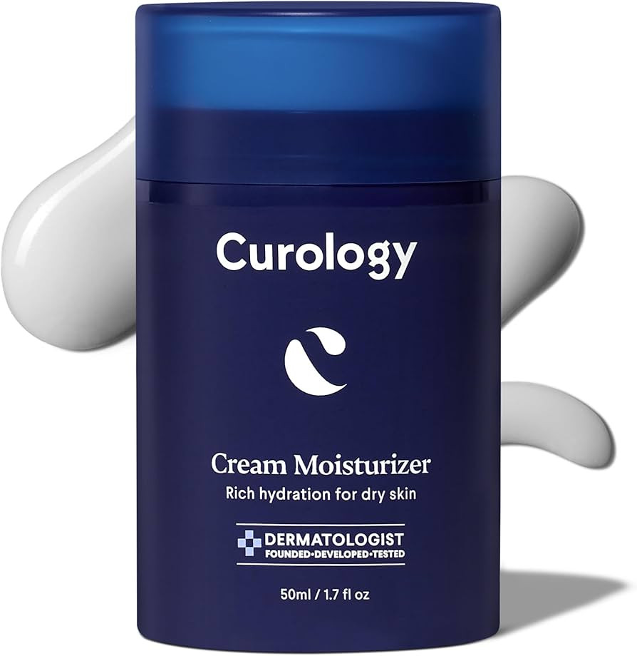 Curology Cream Moisturizer, Rich Hydrating Face Lotion for Dry Skin, with Shea Butter and Hyaluro... | Amazon (US)
