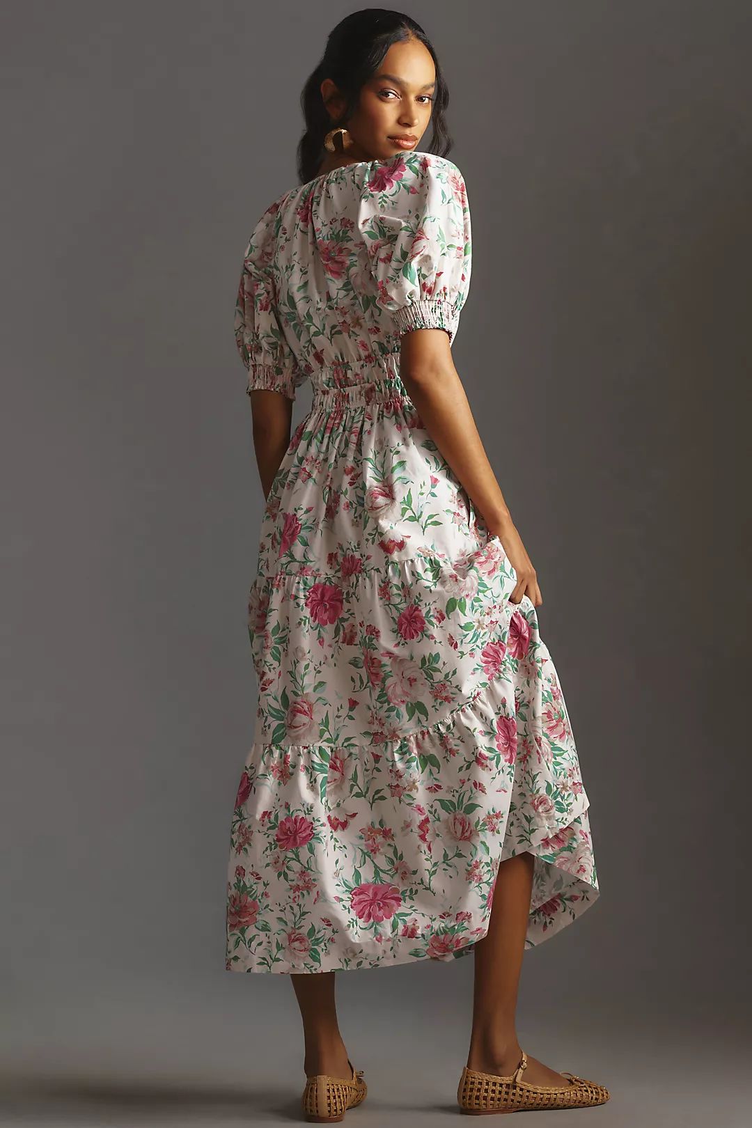 The Somerset Puff-Sleeve Maxi Dress | Anthropologie (US)