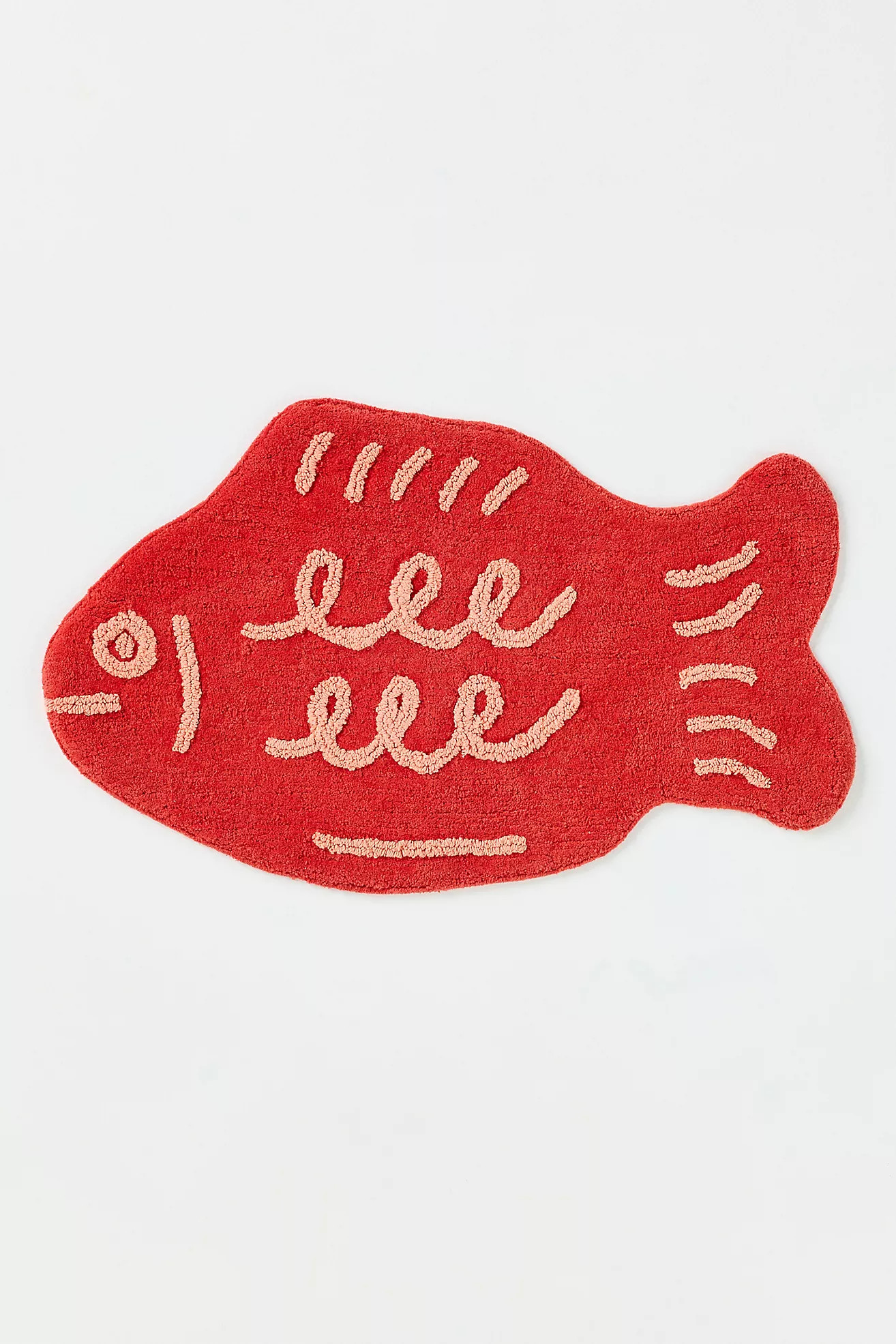 Candy Fish Cotton Tufted Shaped Bathmat | Anthropologie (US)